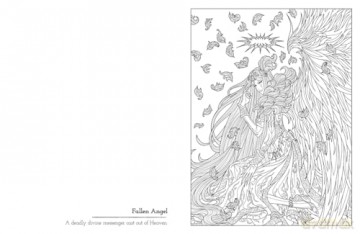 Dark Fairies: A Cursed Colouring Experience - Tabreth [KOMIKS]