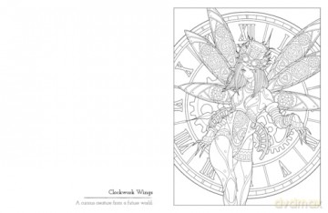 Dark Fairies: A Cursed Colouring Experience - Tabreth [KOMIKS]