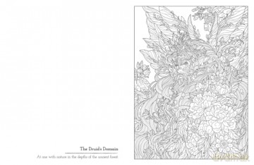 Dark Fairies: A Cursed Colouring Experience - Tabreth [KOMIKS]