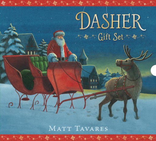 Dasher Gift Set: A magical Christmas slipcase of two bestselling Christmas picture books with extra-special ornaments - Matt Tavares [KSIĄŻKA]