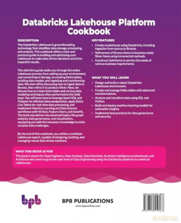 Databricks Lakehouse Platform Cookbook: 100+ recipes for building a scalable and secure Databricks Lakehouse (English Edition) - Dr. Alan L. Dennis [KSIĄŻKA]