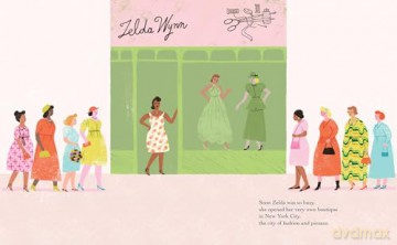 Dazzling Zelda: The Story of Fashion Designer Zelda Wynn Valdes - Aura Lewis [KSIĄŻKA]