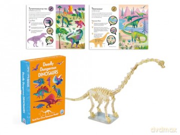 Deadly Dangerous Dinosaurs (Ignite STEM Book + Model Kit) - Kit Elliot [KSIĄŻKA]