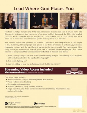 Deborah Bible Study Guide plus Streaming Video: Unlikely Heroes and the Book of Judges (Epic of Eden) - Dr. Sandra L. Richter PhD [KSIĄŻKA]