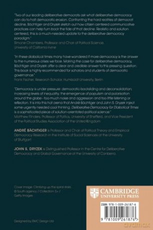 Deliberative Democracy for Diabolical Times: Confronting Populism, Extremism, Denial, and Authoritarianism - Bachtiger Andre [KSIĄŻKA]