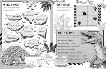 Dinosaur Puzzle Book (Puzzle Books) - Kirsteen Robson [KSIĄŻKA]
