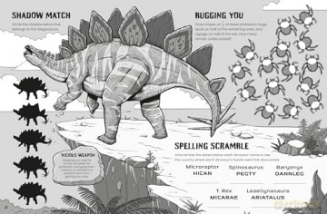 Dinosaur Puzzle Book (Puzzle Books) - Kirsteen Robson [KSIĄŻKA]