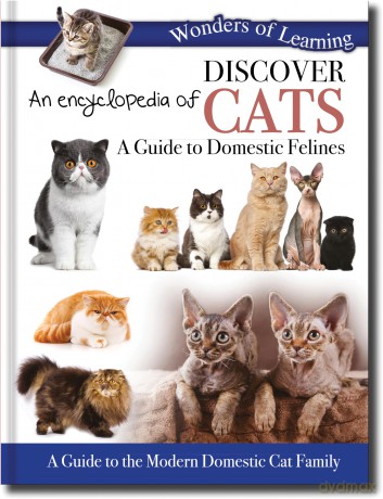 Discover an Encyclopedia of Cats: A Guide to Domestic Felines (Wonders of Learning Padded Foil Book) [KSIĄŻKA]