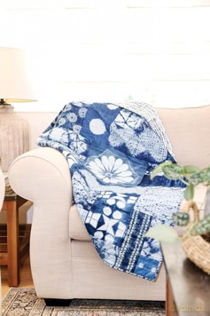 Discover Shibori: Creative Techniques in Natural Indigo Dyeing - Debbie Maddy [KSIĄŻKA]