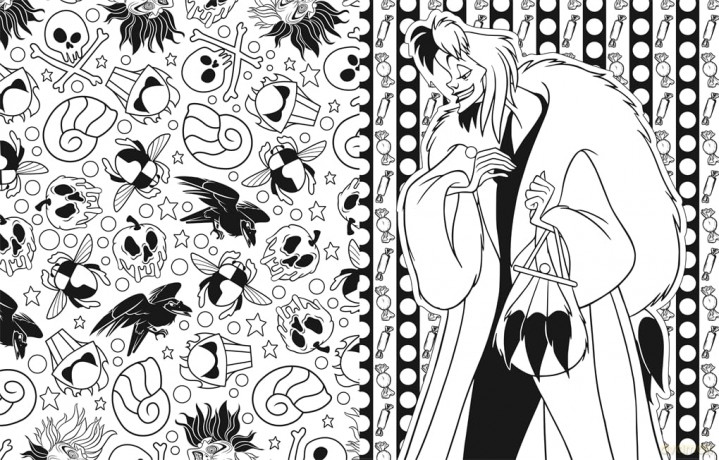 Disney Halloween Colouring Book: Over 80 spooky images to colour and design - Walt Disney [KSIĄŻKA]