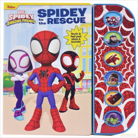 Disney Junior Marvel Spidey and His Amazing Friends: Spidey to the Rescue Sound Book - PI Kids - PI Kids [KSIĄŻKA]