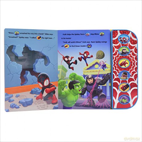 Disney Junior Marvel Spidey and His Amazing Friends: Spidey to the Rescue Sound Book - PI Kids - PI Kids [KSIĄŻKA]