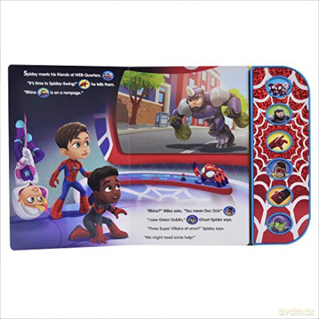 Disney Junior Marvel Spidey and His Amazing Friends: Spidey to the Rescue Sound Book - PI Kids - PI Kids [KSIĄŻKA]