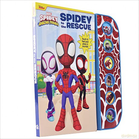 Disney Junior Marvel Spidey and His Amazing Friends: Spidey to the Rescue Sound Book - PI Kids - PI Kids [KSIĄŻKA]