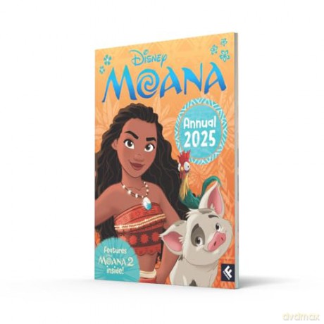 Disney Moana Annual 2025: Join Moana for a magical adventure. The perfect gift for fans of the hit movie. - Disney [KSIĄŻKA]