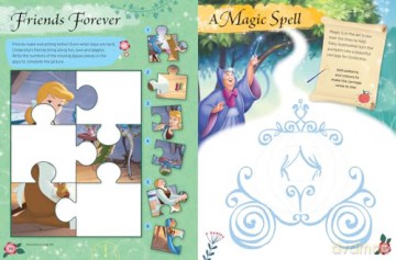 DISNEY PRINCESS ANNUAL 2025 HB: Experience the magic of Disney Princess with entertaining illustrated stories and lots of fun activities, it's a great gift for all fans! - Disney [KSIĄŻKA]