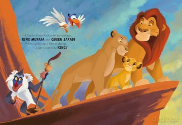 Disney The Lion King: Golden Tales (Two Wonderful Stories in One Amazing Book!) - Walt Disney [KSIĄŻKA]