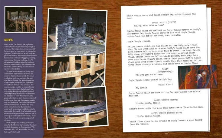 Disney Tim Burton's The Nightmare Before Christmas: The Full Film Script: With stunning production art, director's commentary and song lyrics [KSIĄŻKA]