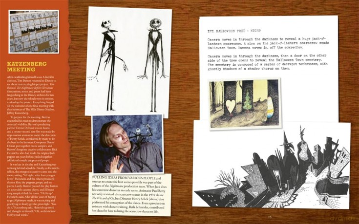 Disney Tim Burton's The Nightmare Before Christmas: The Full Film Script: With stunning production art, director's commentary and song lyrics [KSIĄŻKA]