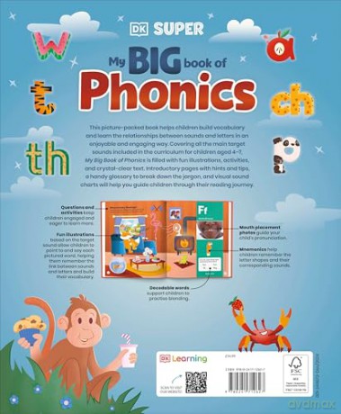 DK Super Phonics My Big Book of Phonics [KSIĄŻKA]