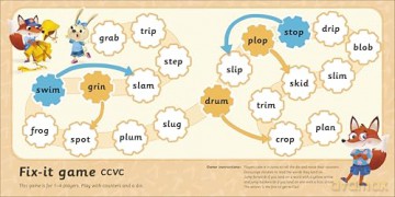 DK Super Phonics My First Decodable Stories Fix-It Foxes [KSIĄŻKA]