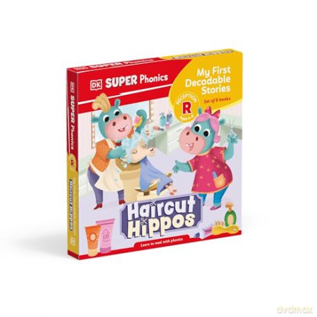 DK Super Phonics My First Decodable Stories Haircut Hippos [KSIĄŻKA]