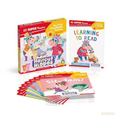 DK Super Phonics My First Decodable Stories Haircut Hippos [KSIĄŻKA]