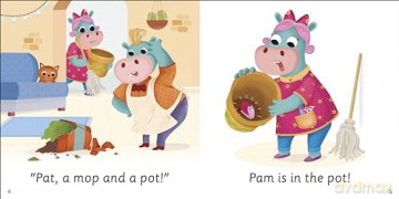 DK Super Phonics My First Decodable Stories Haircut Hippos [KSIĄŻKA]