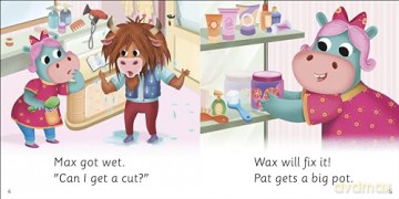 DK Super Phonics My First Decodable Stories Haircut Hippos [KSIĄŻKA]