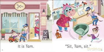 DK Super Phonics My First Decodable Stories Haircut Hippos [KSIĄŻKA]