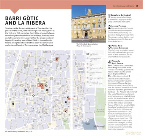 DK Top 10 Barcelona (Pocket Travel Guide) - DK Travel [KSIĄŻKA]