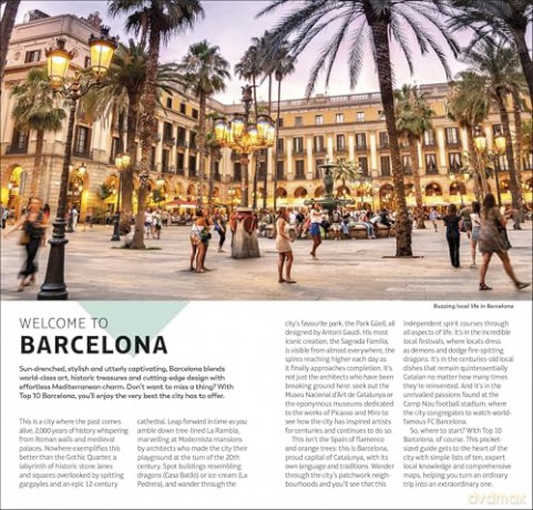 DK Top 10 Barcelona (Pocket Travel Guide) - DK Travel [KSIĄŻKA]
