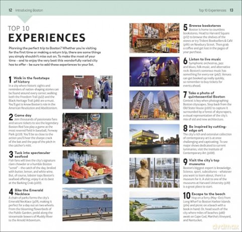 DK Top 10 Boston (Pocket Travel Guide) - DK Travel [KSIĄŻKA]