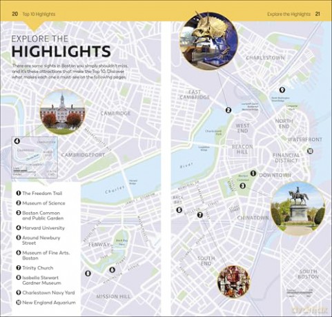 DK Top 10 Boston (Pocket Travel Guide) - DK Travel [KSIĄŻKA]