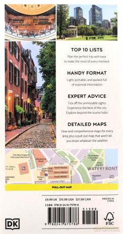DK Top 10 Boston (Pocket Travel Guide) - DK Travel [KSIĄŻKA]