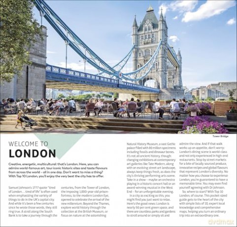 DK Top 10 London (Pocket Travel Guide) - DK Travel [KSIĄŻKA]