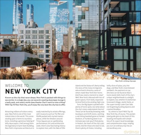 DK Top 10 New York City (Pocket Travel Guide) - DK Travel [KSIĄŻKA]