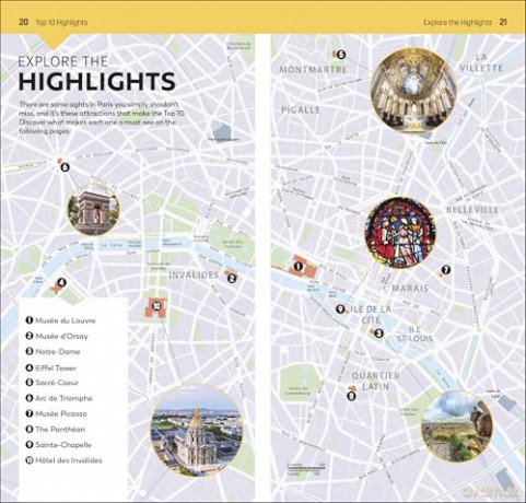 DK Top 10 Paris (Pocket Travel Guide) - DK Travel [KSIĄŻKA]