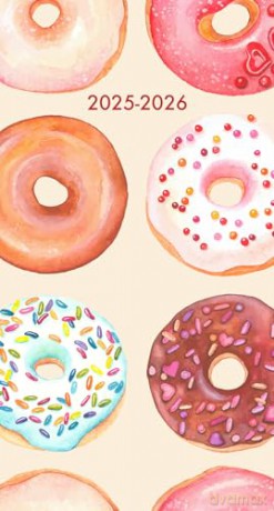 Donut 2-Year 2025-26 Pocket Planner [KSIĄŻKA]