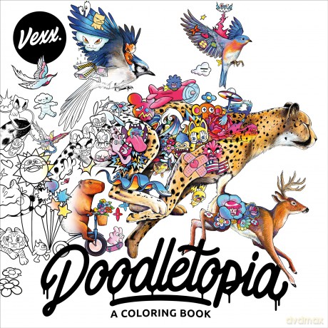 Doodletopia: A Coloring Book [KSIĄŻKA]