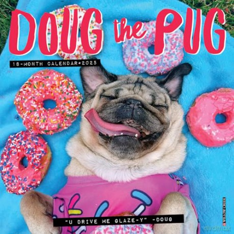 Doug the Pug 2025 Mini [KSIĄŻKA]