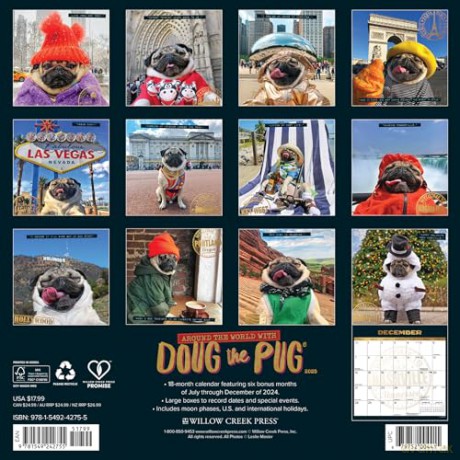 Doug the Pug 2025 Wall [KSIĄŻKA]