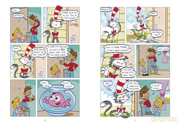 Dr. Seuss Graphic Novel: Cat Out of Water: A Cat in the Hat Story - Art Balthazar [KSIĄŻKA]