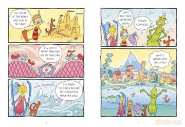 Dr. Seuss Graphic Novel: The Grinch Takes a Vacation: A Grinch Story - Kaeti Vandorn [KSIĄŻKA]