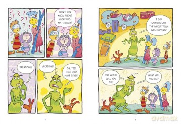 Dr. Seuss Graphic Novel: The Grinch Takes a Vacation: A Grinch Story - Kaeti Vandorn [KSIĄŻKA]