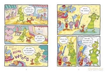 Dr. Seuss Graphic Novel: The Grinch Takes a Vacation: A Grinch Story - Kaeti Vandorn [KSIĄŻKA]