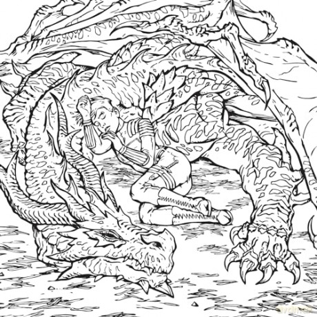 Dragon Riders: A Fantasy Coloring Book (Dover Adult Coloring Books) - Arkady Roytman [KSIĄŻKA]