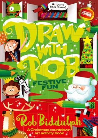 Draw With Rob: Festive Fun: The brand new fabulously festive Christmas art activity book from award-winning Rob Biddulph - the perfect gift for children! - Rob Biddulph [KSIĄŻKA]