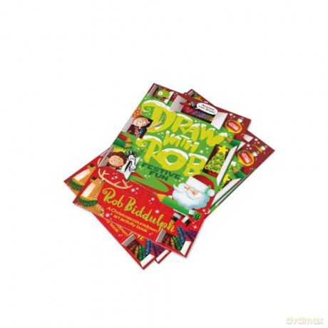Draw With Rob: Festive Fun: The brand new fabulously festive Christmas art activity book from award-winning Rob Biddulph - the perfect gift for children! - Rob Biddulph [KSIĄŻKA]