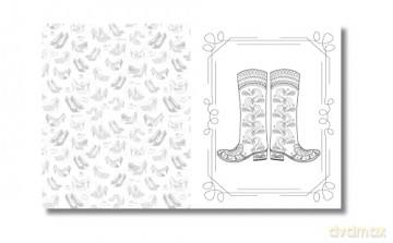 Dream Shoes Colouring Book (Arcturus Creative Colouring) - Tansy Willow [KSIĄŻKA]